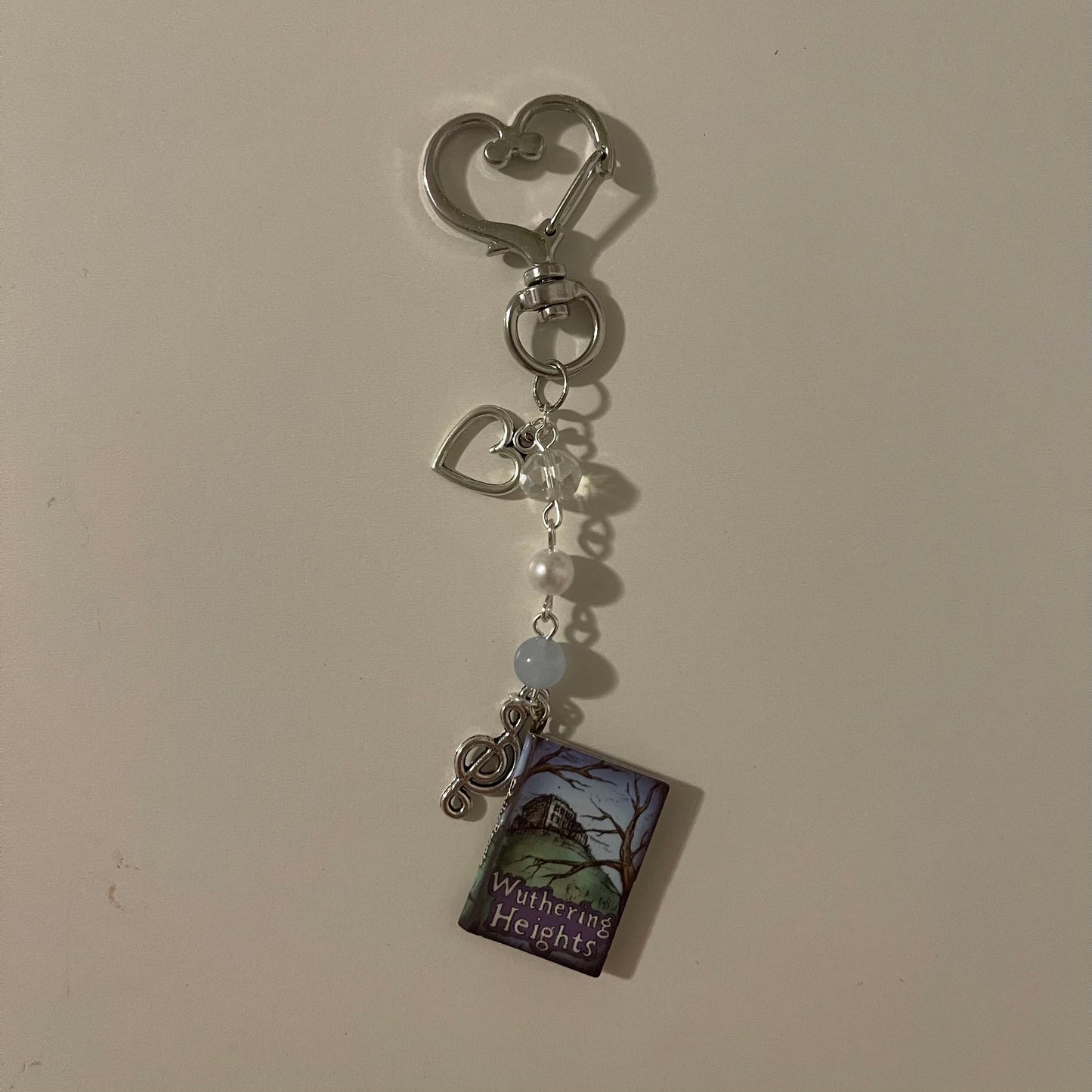 cutest book keychains 📖🤍