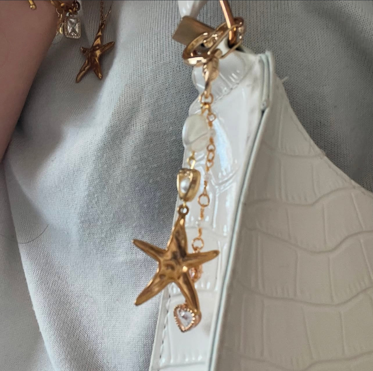 ‘beach gold’ keychain